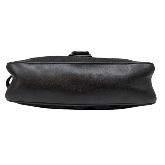 COACH 6362 Demi Hampton Mini Shoulder Bag Black Monogram Jacquard C Purse - Picture 6 of 16